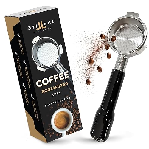 BriLLent 54mm Bottomless Portafilter Breville Compatible