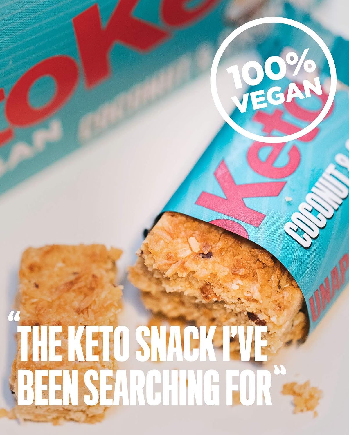 Keto Keto Bars 12 x 50g Keto Snacks Weight Loss - Image 5