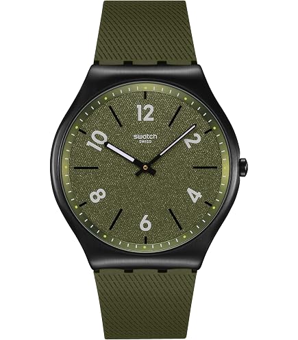 Amazon.com: Swatch Skin Irony Unisex Watch Casual Polymer Blue