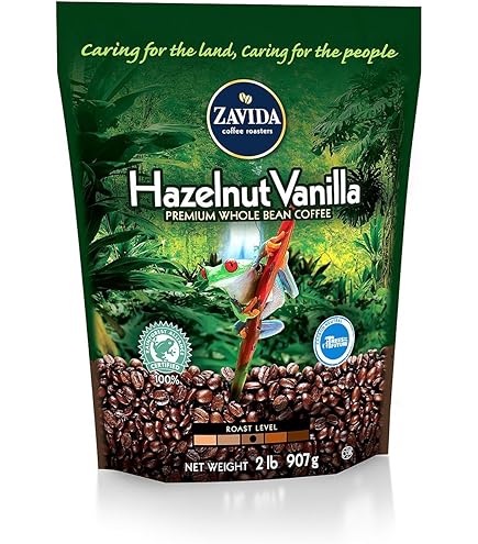 Amazon.com : Zavida Coffee Hazelnut Vanilla Whole Bean - 2lb (pack