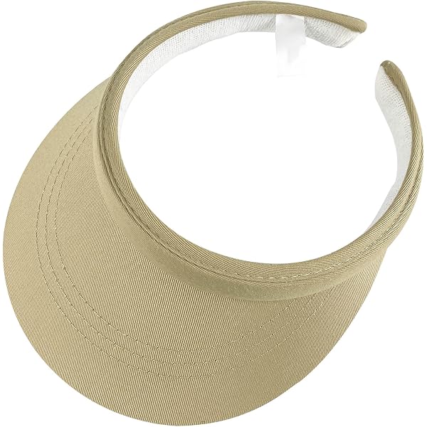 Women\'s beige plaid hat. Condition: Like new. Sun visor. Size: Adjustable (one WFTTFOU Sport Sun Visor Hat Adjustable Beige Plaid Tartan  main image 2