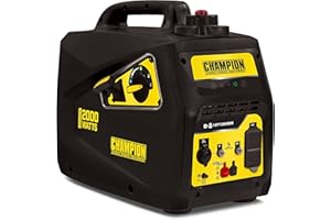 Champion Power Equipment 2000-Watt Parallel Ready Portable Inverter Generator, Black