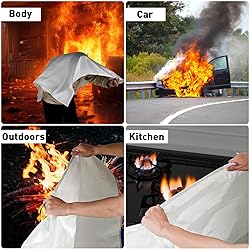 CHMI Emergency Fire Blanket - 8 Pack