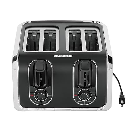 Black & Decker TR1400SB 4-Slice Stainless-Steel Toaster