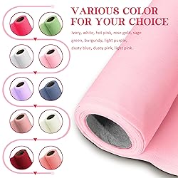 Horbaunal Light Pink Chiffon Fabric by The Yard, 1