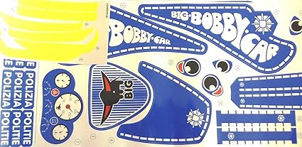 BIG Bobby Car Stickers Aufkleberset Police Polizei Politie