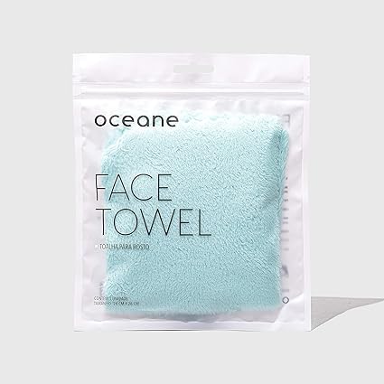 Océane Toalha para Rosto 26 x 26 cm, Verde
