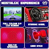 Thumbs Up Mini Arcade Racing Machine Handheld Console 30 Built-in 8-Bit Games view 3