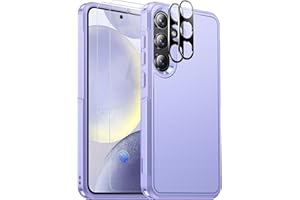 SPIDERCASE Designed for Samsung Galaxy S24 Plus Case, [10 FT Military Grade Drop Protection] Heavy Duty Shockproof Phone Case for Galaxy S24 Plus 2024, Light Purple