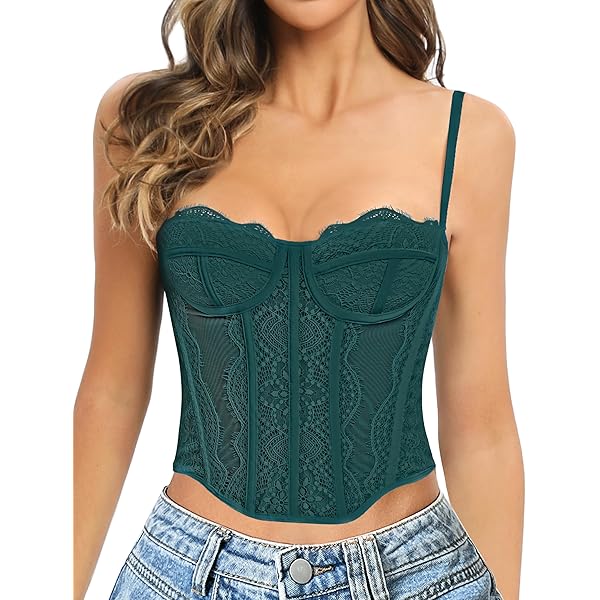 Amazon.com: Sinzelimin Court Corsets for Women's Ribbon Lace up