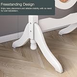 Vida Designs Nishano Cheval Mirror Free Standing Full Length White Wood view 3