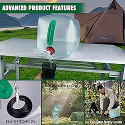 Collapsible Water Container with Spigot,20 L