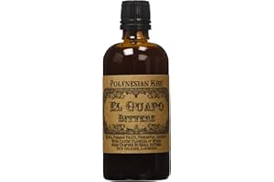 El Guapo Bitters Polynesian Kiss Bitters 4 Fl Oz - Citrus Digestive Bitters - Alcohol Free, Gluten-Free & Vegan - Tropical Dr