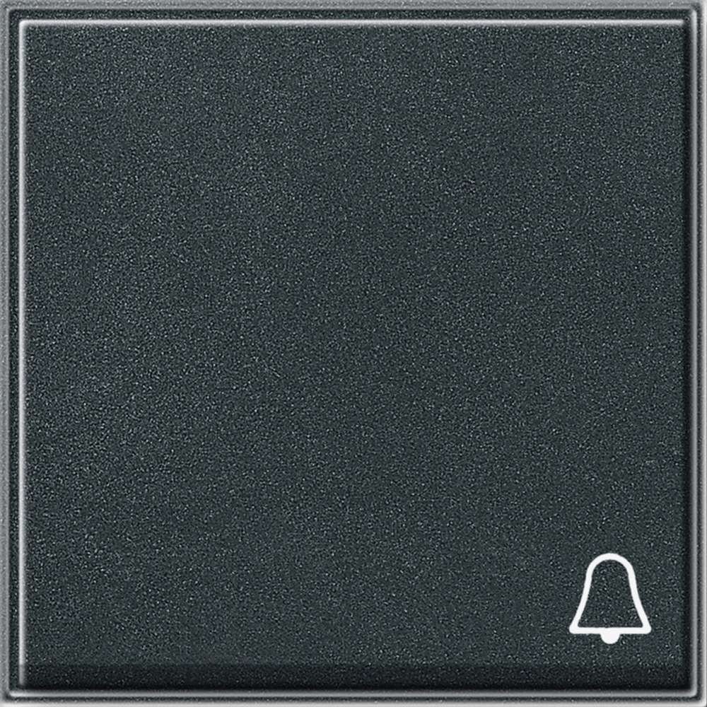 Gira 028667 Wippe Symbol Klingel TX 44 Flush-Mounted/Water-Protected/Charcoal