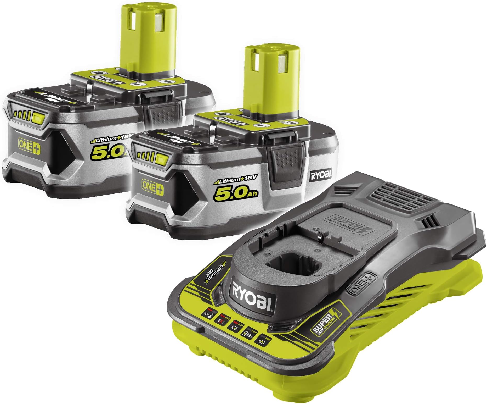 Ryobi 18V One+ Akku-Starterset 2 X 5Ah