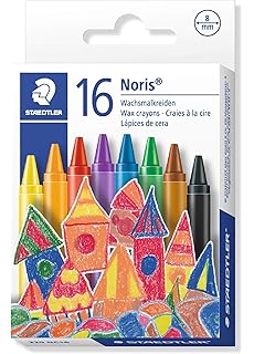 STAEDTLER 220NC24 - Caja con 24 Lápices Plásticos y de Cera: Amazon.es: Oficina y papelería