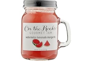 On the Rocks Gourmet Jams - Alcohol Infused Gourmet Jams Made in USA with Fresh Fruit and No Preservatives - Choose from 11 Delicious Flavors (Watermelon Lemonade Margarita, 4oz.)