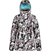 IMPHUT Women's Ski Jacket Snowboard Jacket Warm Winter Waterproof Mountain Hooded Snow Coat Snowboarding Skiing