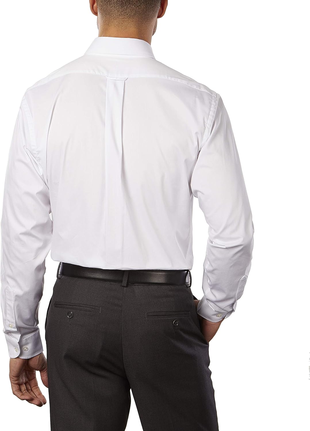 IZOD Men's Dress Shirt Regular Fit Stretch Cool FX Cooling Collar Solid at  Men’s Clothing store