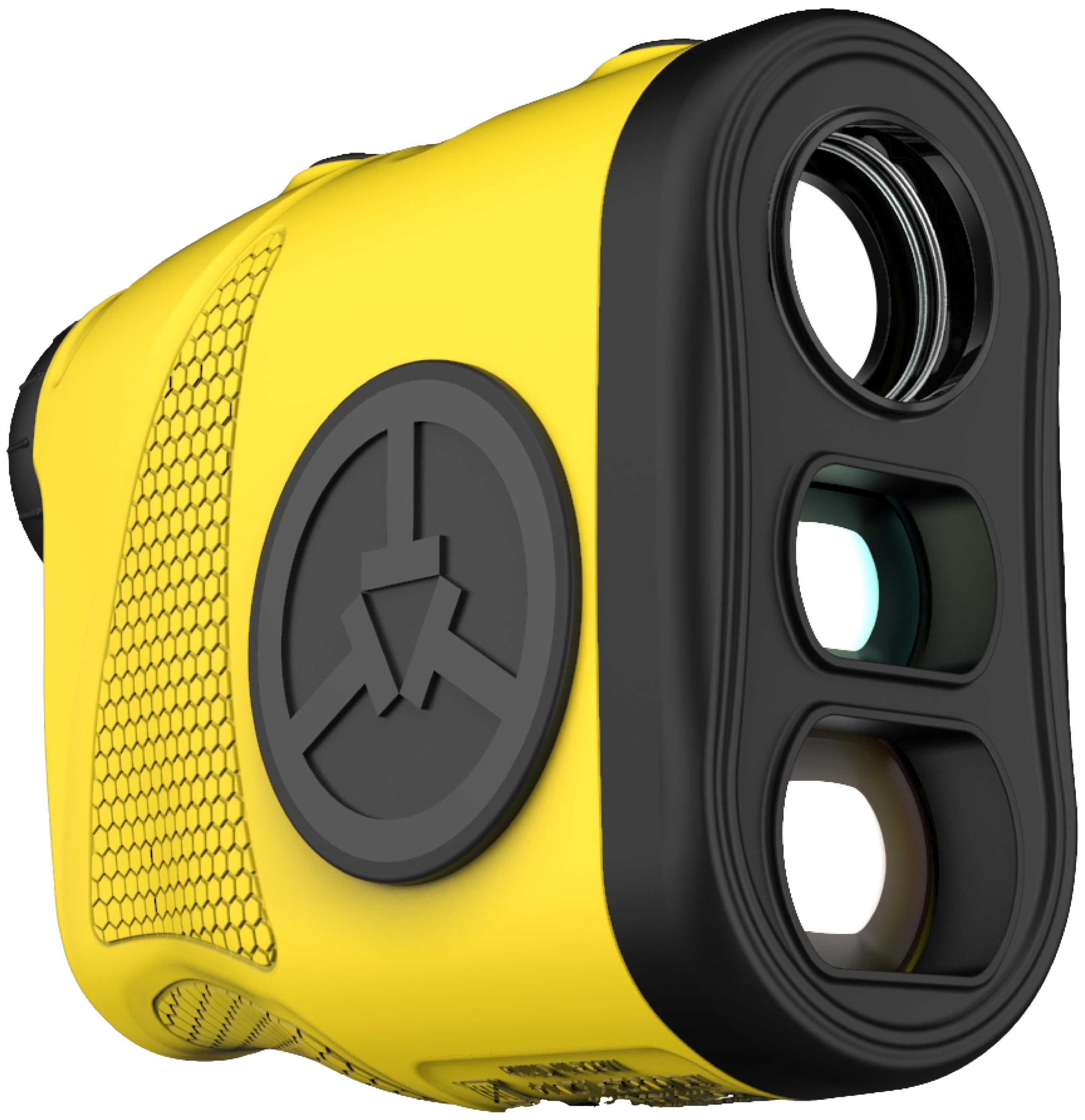 TecTecTec KLYR Golf Rangefinder with Slope Yellow, Belt Clip, Magnetic Holder. Laser Range Finder with 2022 Optics,pinned, high end case, Golfing Ball Marker with Magnet.Binoculars