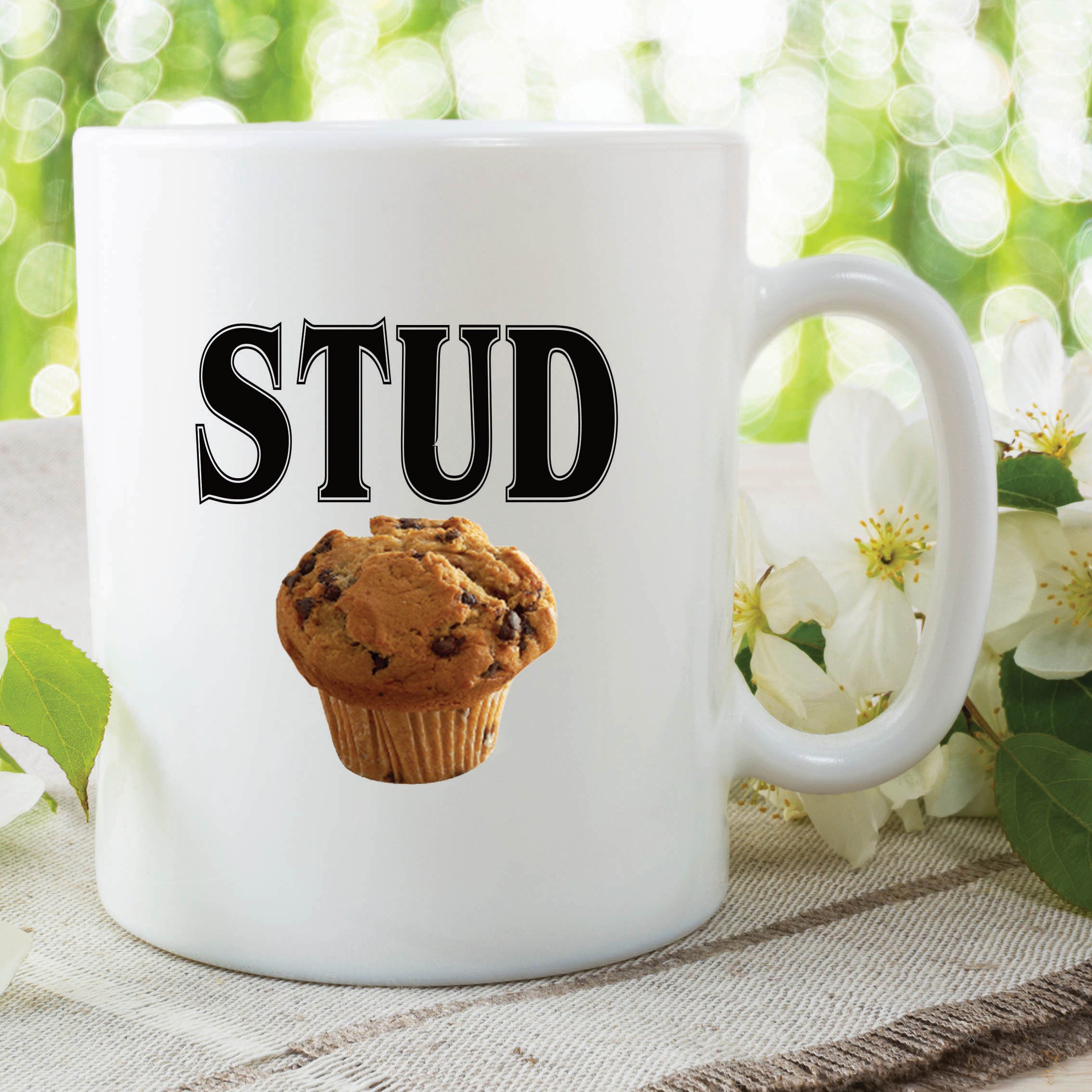 Funny Novelty Mug Stud Muffin Boyfriend Valentine's Day Joke Cup Gift WSDMUG460