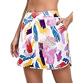 CHICHO Women's Athletic Skirt Tennis Skort with Pockets Golf Skirts Workout Running Sport Skorts