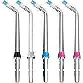 ZCOINS Pack of 5 Water Flosser Replacement Tips for Water Flosser，Replacement Heads Replacement Classic Jet Tips