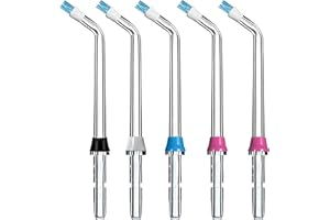 ZCOINS Pack of 5 Water Flosser Replacement Tips for Water Flosser，Replacement Heads Replacement Classic Jet Tips