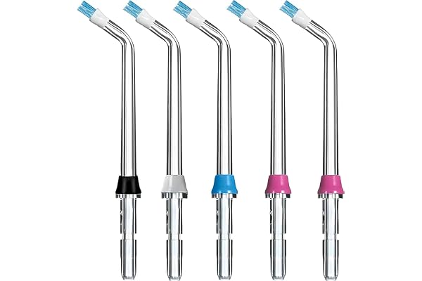 ZCOINS Pack of 5 Water Flosser Replacement Tips for Water Flosser,Replacement Heads Replacement Classic Jet Tips