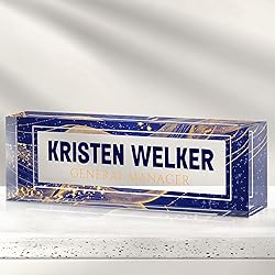 Custom Office Name Plate for Desk - Desk Name Plate