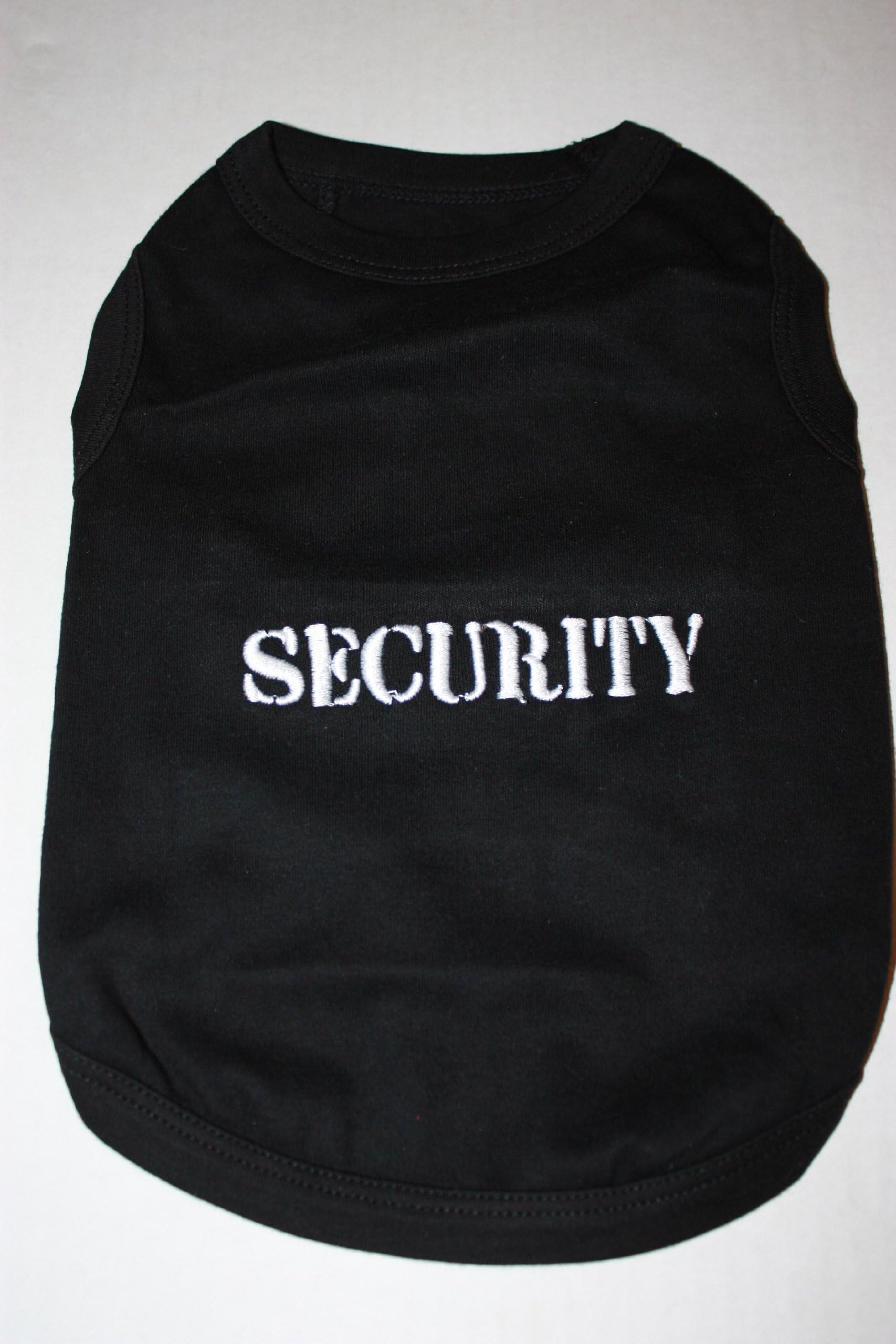 SECURITY Embroidered Pet Dog Shirt (Medium)