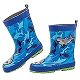 Stephen Joseph Boys' Rain Boots, Shark 10