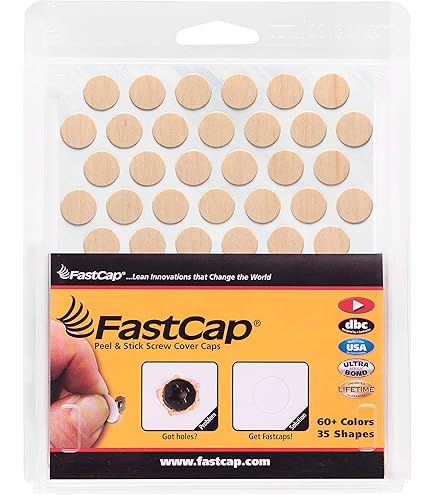 LOZTBUE 6 Piezas Tapones De Rosca Blancos, Tapones De Rosca De PVC, Tapones De Muebles Autoadhesivos Redondos Para Bloquear Orificios De Tornillos En Gabinetes, Reparación De Muebles