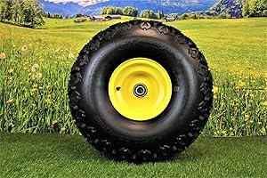 ANTEGO TIRE & WHEEL 22.5x10.00-8 Front Wheel and Tire Assembly Perfectly Replaces John Deere Gator Parts AM143568 and M118820