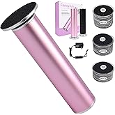 FancyJun Electric Foot Callus Remover with 120pcs Sandpaper Discs(3 Sizes), Professional 800RPM Aluminum 4.8 Inches Callus Remover for Feet, Stepless Speed Control for Dead Skin (Purple)