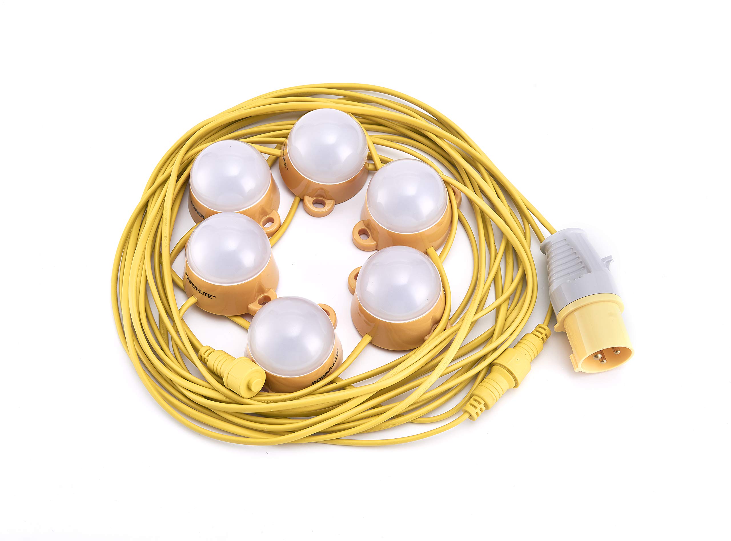 LED Festoon Kit 110V 6-Way 12m IP44 Complete