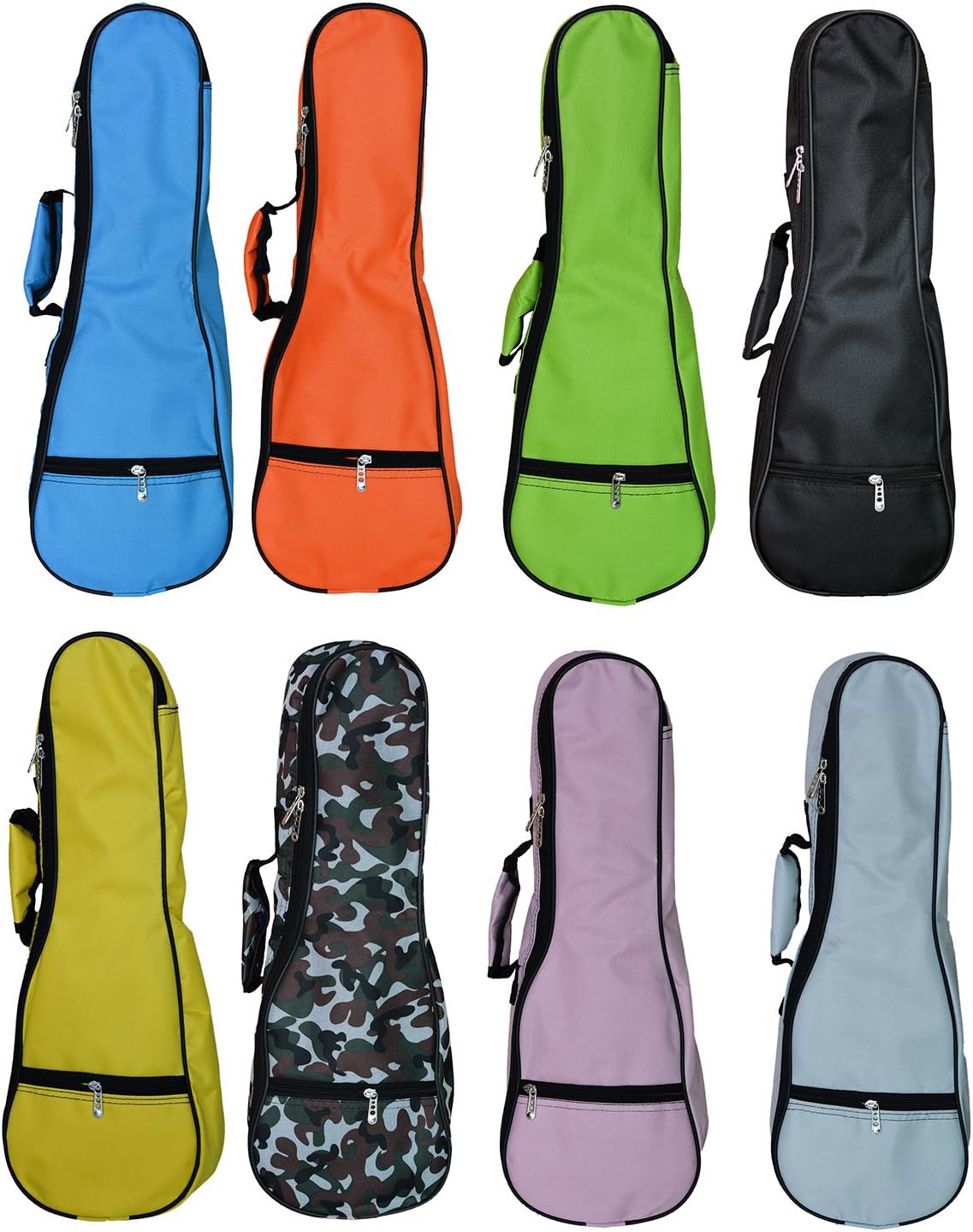 ZEALUX® Colourful Adjustable Shoulder Strap 5MM Sponge Fill Ukulele