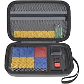 casmilee Case Compatible with Giiker Super Slide Brain Games, Brain Teaser Puzzles Organizer Storage Bag, Flow Slider Puzzle Game Holder (Grey)
