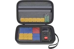 casmilee Case Compatible with Giiker Super Slide Brain Games, Brain Teaser Puzzles Organizer Storage Bag, Flow Slider Puzzle Game Holder (Grey)