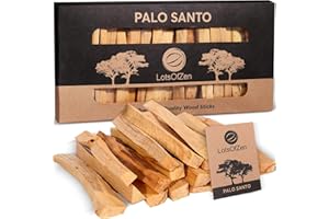 Palo Santo Sticks from Peru 20 Sticks, Large Pack - 100% Natural Spiritual Cleansing Palo Santo Smudge Sticks, Sustainably Ha