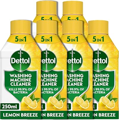 Dettol Washing Machine Cleaner Lemon 1.5L (250ml x6) Antibacterial
