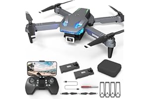 Wipkviey T28 Drone with 1080P Camera for Adults & Beginners, Foldable FPV RC Quadcopter, Altitude Hold, Gesture Selfie, Waypo