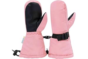 JAN & JUL Girls’ Insulated Waterproof Snow Mittens for Toddler and Kids