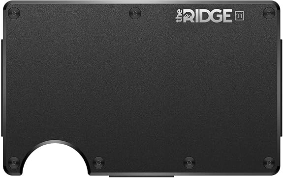 Amazon The Ridge ザ リッジ チタン マネー クリップ Titanium Money Clip ブラック 並行輸入品 The Ridge Wallet マネークリップ