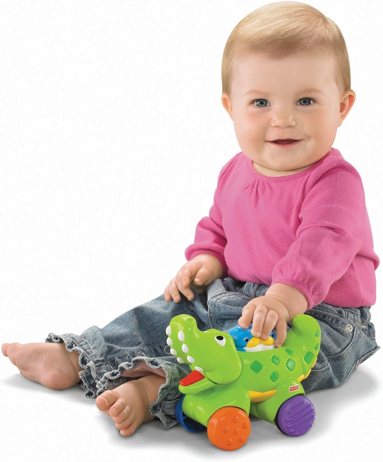 fisher price press and go crocodile