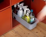 Joseph Joseph CupboardStore Easy-Access Wheeled Storage Caddy Grey view 7