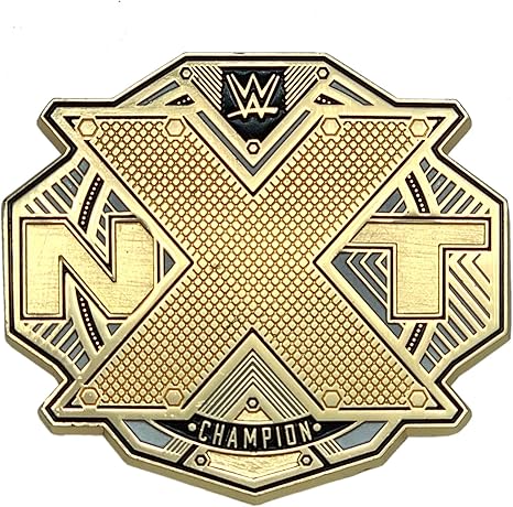 Amazon Com Loot Crate World Nxt Championship Belt Pin Like A Boss Slam Crate Official Home Kitchen