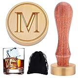 CRASPIRE M Ice Stamp Letter Ice Cube Stamp Ice