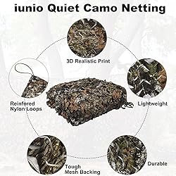 iunio Camo Netting, Camouflage Netting, Quiet