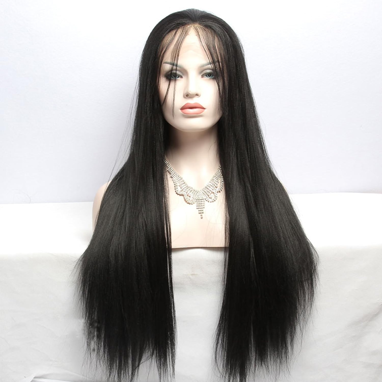 Royalvirgin Cheap Long Straight Synthetic Lace Front Full Lace